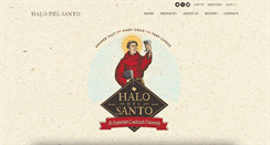 Desktop Screenshot of halodelsanto.com