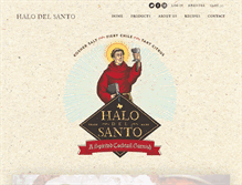 Tablet Screenshot of halodelsanto.com